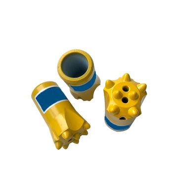 Perforación de largo metraje R35-48mm Bits Botón de rosca para minas de oro