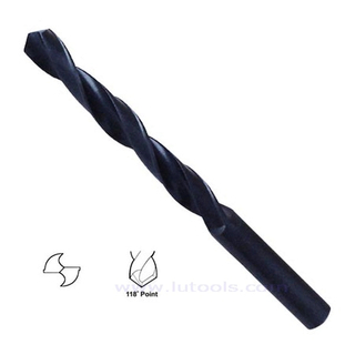 Brocas helicoidales HSS con acabado negro laminado