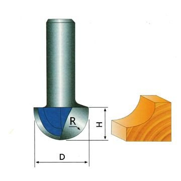 Nuevo Llegado Herramientas de carburo de tungsteno CNC Router Bits Cove Box Bit para madera
