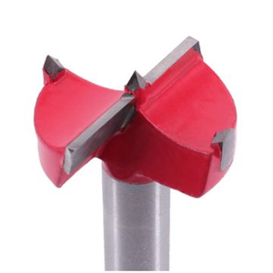 Bisagra de punta de carburo de tungsteno de vástago redondo Broca TCT Forstner de madera aburrida para madera
