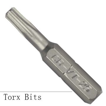 Destornillador de extremo único de 25 mm Brocas Torx